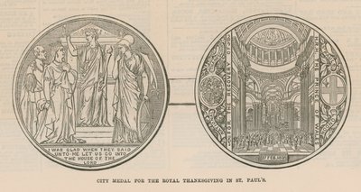 Bymedalje for Royal Thanksgiving ved St Paul
