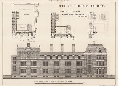 City of London School; sidehøyde av English School