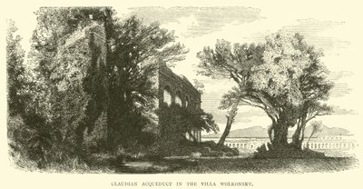 Claudian Acqueduct i Villa Wolkonsky av English School