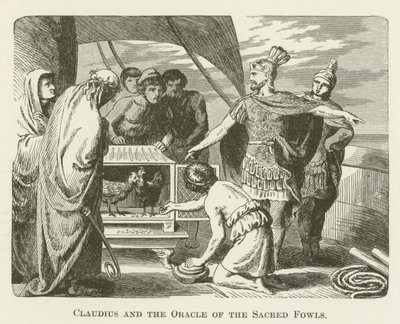 Claudius og orakelet til de hellige fuglene av English School