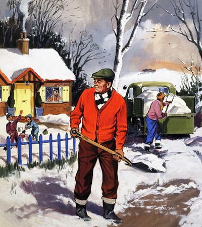 Rydding av snø av English School