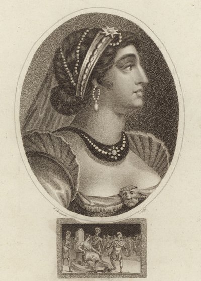 Cleopatra, dronning av Egypt av English School