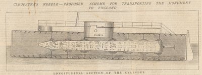 Cleopatras Needle: Foreslått ordning for transport av monumentet til England av English School