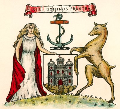 Våpenskjold fra Edinburgh, Skottland av English School