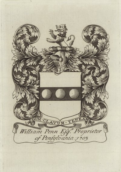 Våpenskjold fra William Penn av English School