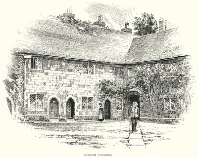 Cobham College (gravering) av English School