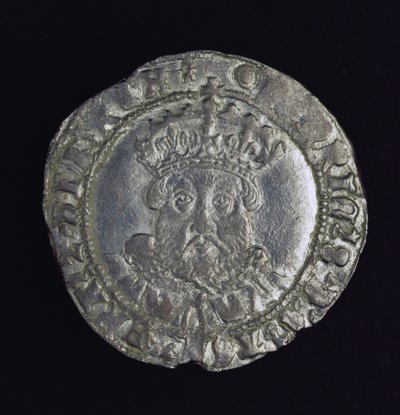 Mynt som bærer hodet til Henry VIII (sølv) av English School