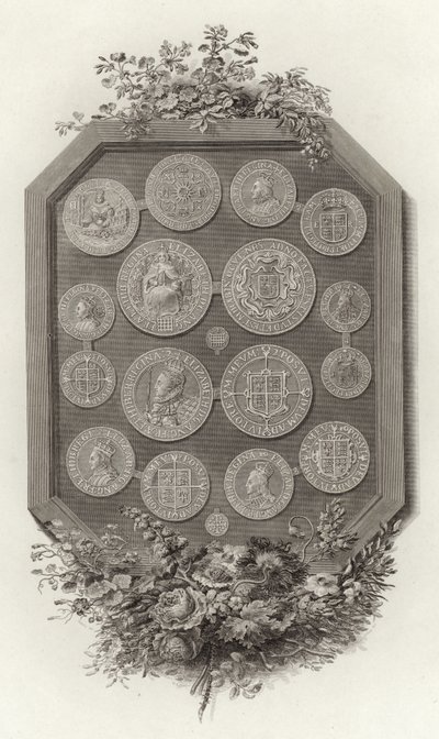 Mynter av dronning Elizabeth I av English School