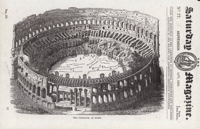 Colosseum, Roma (gravering) av English School