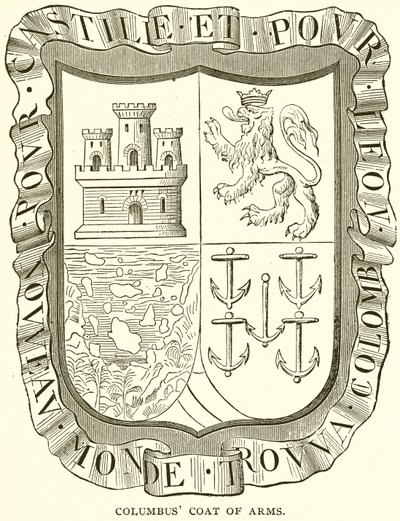 Columbus våpenskjold av English School