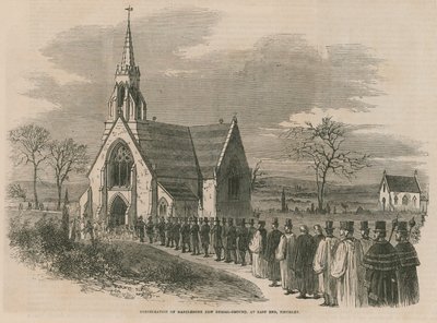 Innvielse av Marylebone nye gravplass av English School
