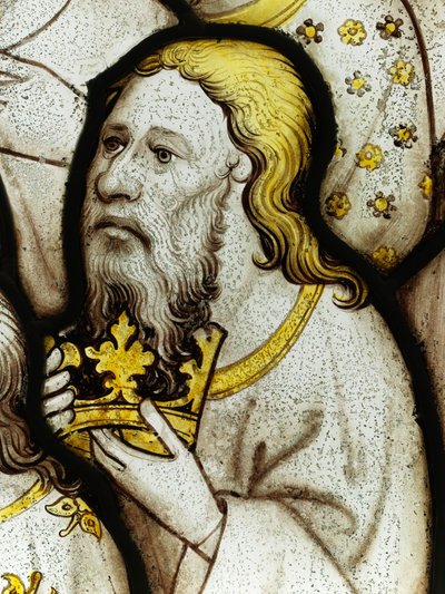 Bevart seksjon fra Great East Window ved York Minster: 