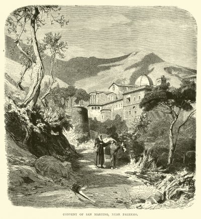 Klosteret San Martino, nær Palermo av English School