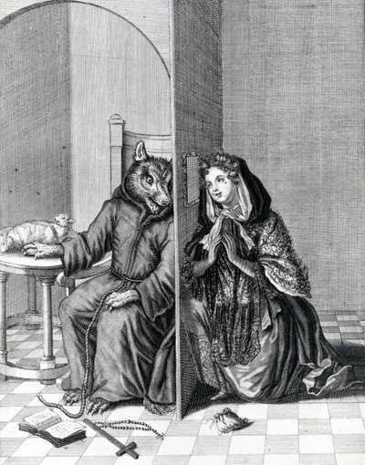 Konverter Angliam, eller det er en tåpelig sau som gjør ulven til sin bekjenner, 1800-tallet av English School