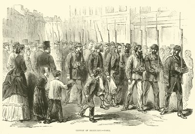 Konvoi av desertører, Paris, oktober 1870 av English School
