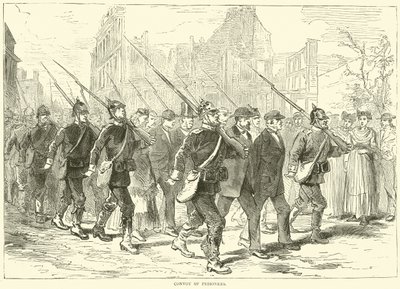Konvoi av fanger, oktober 1870 av English School