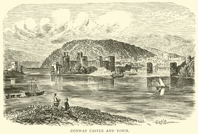 Conway Castle and Town av English School