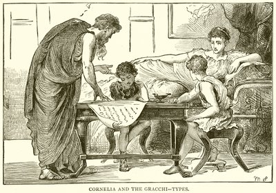 Cornelia og Gracchi--typene av English School