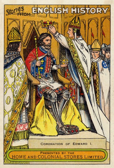 Krönung von Edward I. von English School