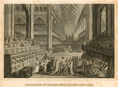Kroning av kong William IV og dronning Adelaide av English School