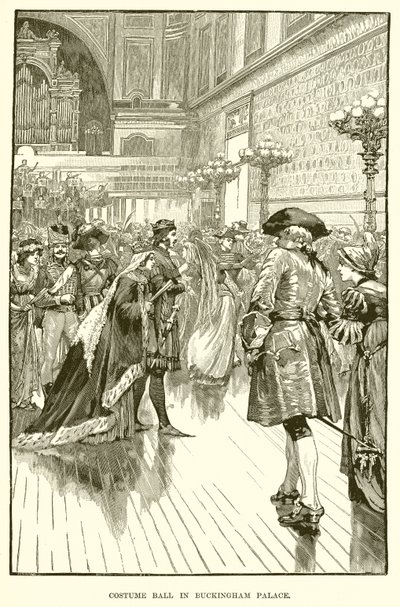 Kostymeball i Buckingham Palace av English School