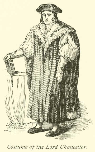 Drakt av Lord Chancellor av English School
