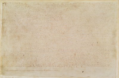 Bomull Augustus II 106 Magna Carta av English School