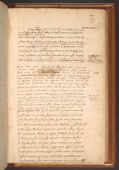 Bomull MS Faustina F III, f. 107r av English School