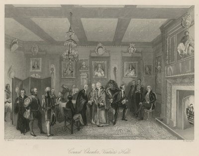 Rådssalen, Vintners Hall av English School