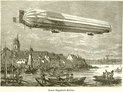 Greve Zeppelins luftskip av English School