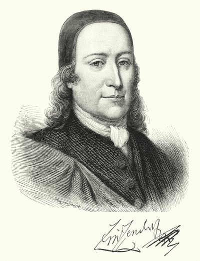Grev Zinzendorf (gravering) av English School