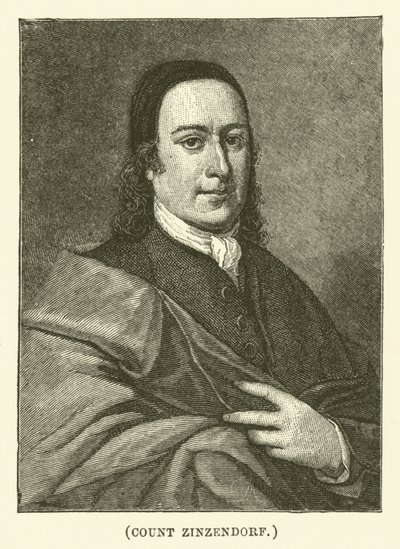 Grev Zinzendorf (gravering) av English School