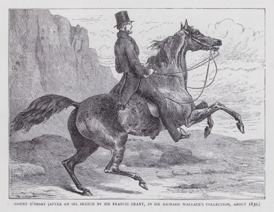 Count d'Orsay (gravering) av English School