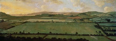 Country Round Dixton Manor, ca. 1725 av English School