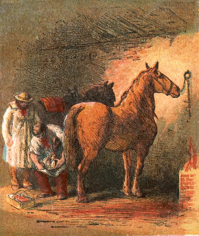 Landsmed som skoer bondens kjerrehest av English School