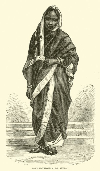 Landskvinne i Sindh av English School