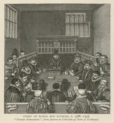 Court of Wards and Liveries, rundt 1588-1589 av English School