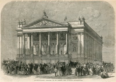Covent Garden Theatre, London - åpnes i kveld av English School