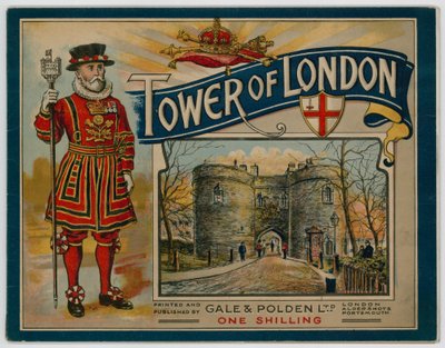 Omslag til guide til Tower of London av English School