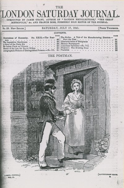 Forside av London Saturday Journal av English School