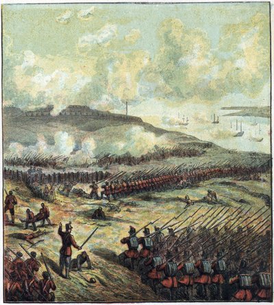 Krimkrigen (1853-1856): slaget ved Inkerman (Inkerman) 5.11.1854 mellom Russland og den britiske, franske og tyrkiske koalisjonen som vant. Slaget ved Inkerman av English School