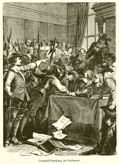 Cromwell oppløser parlamentet av English School