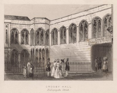 Crosby Hall, Bishopsgate Street, London av English School