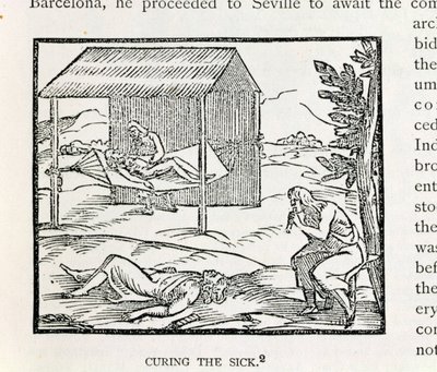 Curing the Sick, Natives of Hispaniola, fra 