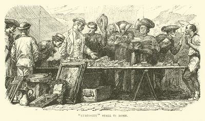 Kuriositetsbod i Roma av English School