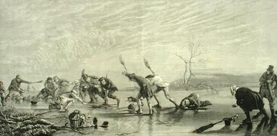 Curling i ca. 1880, fra 