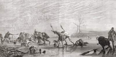 Curling på 1800-tallet, fra 