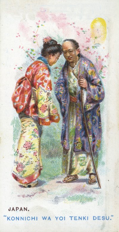 Vanlig hilsen i Japan, 1907 av English School