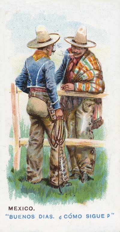 Vanlig hilsen i Mexico, 1907 av English School