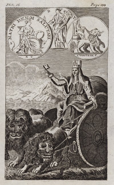 Cybele (gravering) av English School